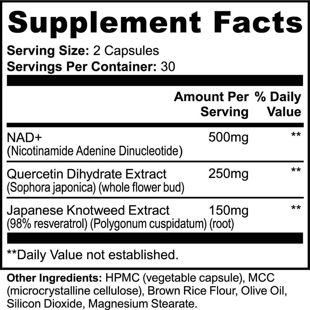 NAD Level Restoration Pills
