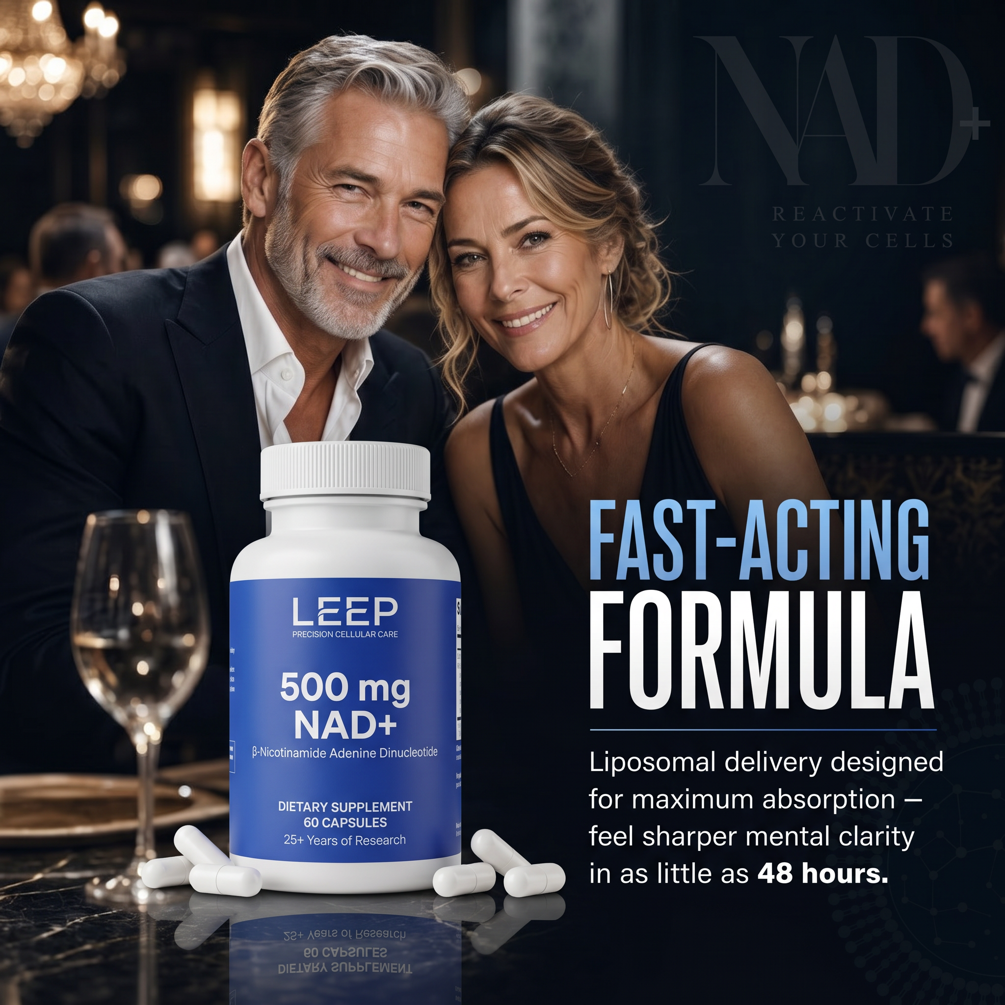 NAD Level Restoration Pills